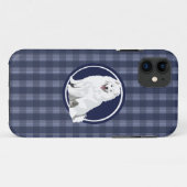 犬サモエイ Case-Mate iPhoneケース (裏面(横))