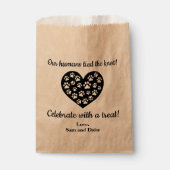 犬サンキューホッ結婚クペットトリートお願いバッグ フェイバーバッグ (正面)