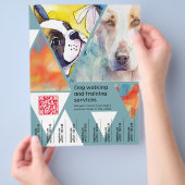 犬サービス フライヤー (手)