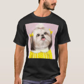犬シーズー(犬)TzuデジタルD9 Tシャツ (正面)