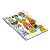 犬スタイリッシュの愛人おもしろいプレゼント ノートブック (右側)