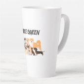 犬スタイリッシュ母 カフェラテマグ (右アングル)