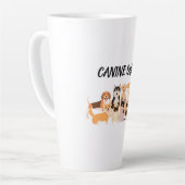 犬スタイリッシュ母 カフェラテマグ (左アングル)