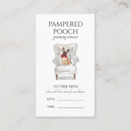 犬スパトリマーペットシッター 予約カード