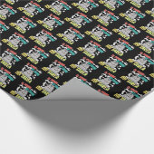 犬スペインのの食べ宿題 – Perro Tarea ラッピングペーパー (角)