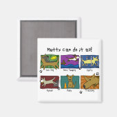 犬スポーツ用防虫磁石 マグネット (正面/裏面)