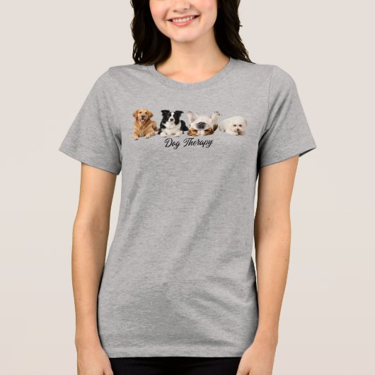 犬セラピー2 トライブレンドＴシャツ (正面)