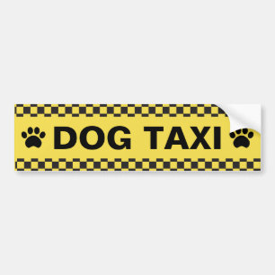 犬タクシー バンパーステッカー