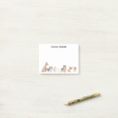 犬テーマデザイン ポストイット (デスク上)