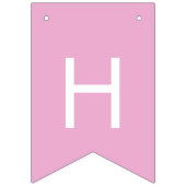 犬テーマピンクハッピーバースデーパーティー バンティングフラッグ (第2の旗)