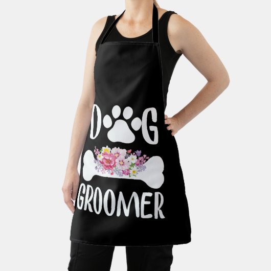 犬トリマーかわいい愛犬グルーミング エプロン (インサイチュ)