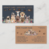 犬トリマーピッター販売ギフトロイヤリティ印刷 名刺 (正面/裏面)