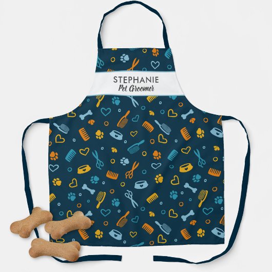 犬トリマーペットサロンツール名前をカスタムするエプロン エプロン
