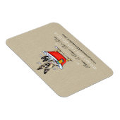 犬トリマーペットサロンファンシータブビオーガニックジネス マグネット (右側)