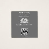 犬トリマー名刺 (裏面)