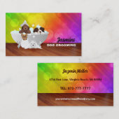 犬トリマー名刺 名刺 (正面/裏面)