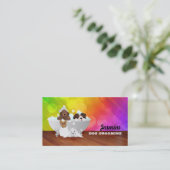 犬トリマー名刺 名刺 (スタンド正面)