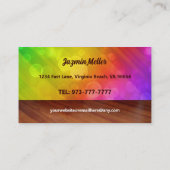 犬トリマー名刺 名刺 (裏面)