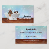 犬トリマー名刺 名刺 (正面/裏面)