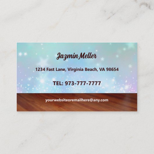 犬トリマー名刺 名刺 (裏面)