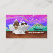 犬トリマー名刺 名刺 (正面)