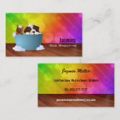 犬トリマー名刺 名刺 (正面/裏面)