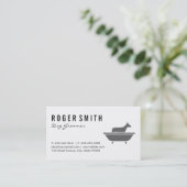 犬トリマー 名刺 (スタンド正面)