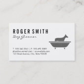 犬トリマー 名刺 (正面)