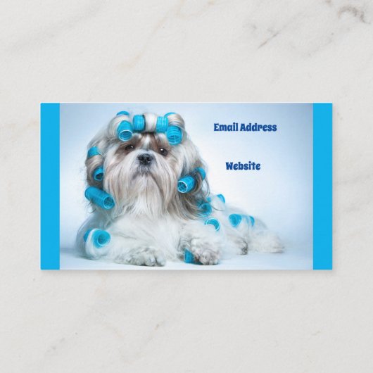 犬トリマー 名刺 (裏面)