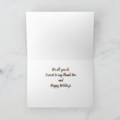 犬トリマー、獣医師およびドッグウォーカー カード (内部)