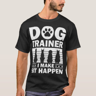 犬トレーナカッコいいー女子男性へ犬トレーニングAgilit Tシャツ
