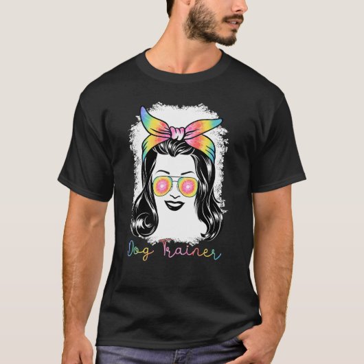 犬トレーナーアパレルドッグトレーニング Tシャツ (正面)