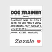 犬トレーナー名詞操クール習ワーカーおもしろいことわざ シール (シート)