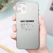 犬トレーナー名詞操クール習ワーカーおもしろいことわざ シール (スマートフォン)