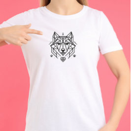 犬ハート Tシャツ
