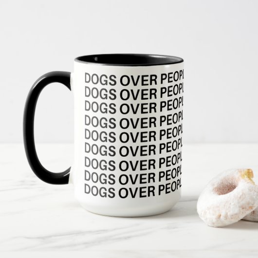 犬バカのためのマグカップ マグカップ (ドーナツ付き)