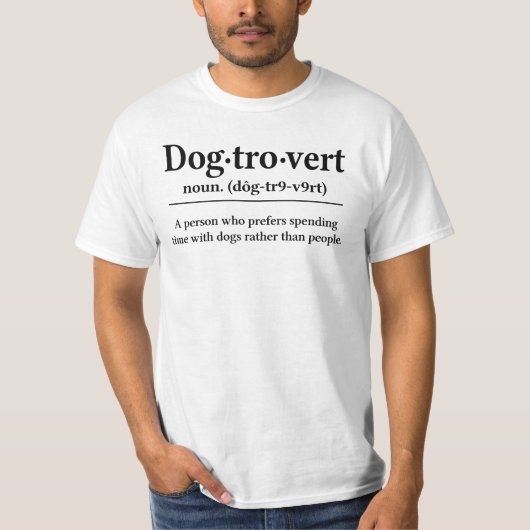 犬バカは人より犬が好き Tシャツ (正面)