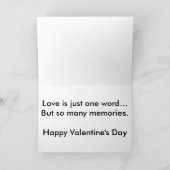 犬バラのバレンタインのカード(大活字) シーズンカード (内部)