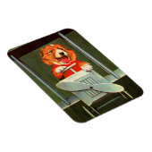 犬パイロットプリント マグネット (右側)