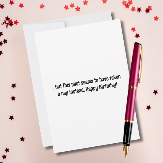 犬パイロット航空機クール航空おもしろい誕生日 カード