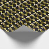 犬パターン包装紙 ラッピングペーパー (角)