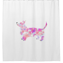 犬パックCorgiシャワーカーテン シャワーカーテン