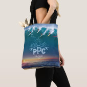 犬パッチのサンOnofre PPCのトートバック トートバッグ (クローズアップ)