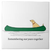 犬パドル記憶 タイル (正面)