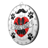 犬パパポー及び赤いハートスケッチ ダーツボード (正面右)