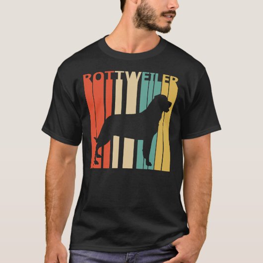 犬パパ又は犬ママ用ロットワイラー Tシャツ (正面)