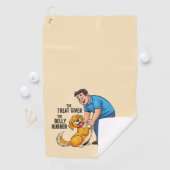 犬パパ父の日 ゴルフタオル (インサイチュ)