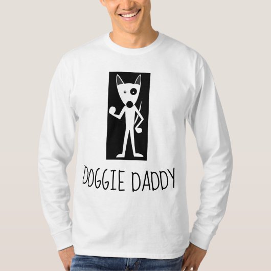 犬パパTシャツ Tシャツ (正面)