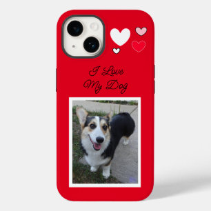 犬パーソナライズされたが大好きなペットの写真 Case-Mate iPhone 14ケース