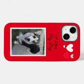 犬パーソナライズされたが大好きなペットの写真 Case-Mate iPhoneケース (裏面 (横))